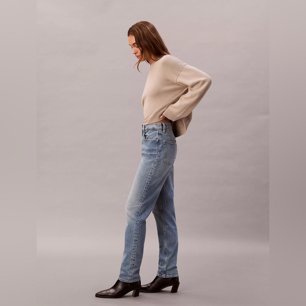Vintage Classic Calvin Klein Super High Rise Straight Leg Mom Jeans Made in USA